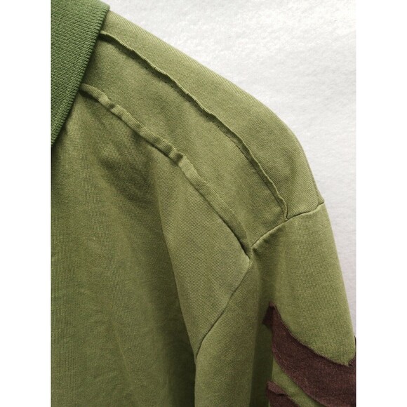 Black Rock Mens Shirt 1/4 button Sz Large Purgatory Logo Embroidered & Studded - Picture 9 of 13